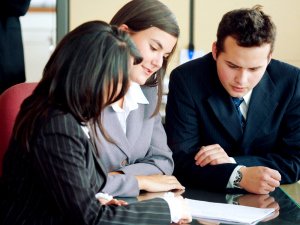 business team in a meeting